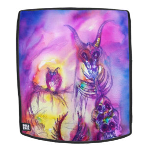 HALLOWEEN MONSTERS / ORK WAR Purple Fantasy Backpack