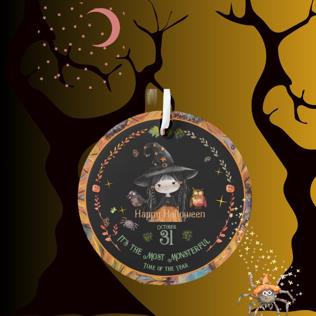 Halloween Monsters Party Orange (Halloween Monsters Party Orange Ornamen)