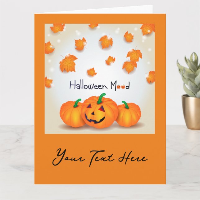 Halloween Mood Card (Small Plant)