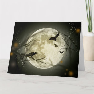 Halloween Moon Card