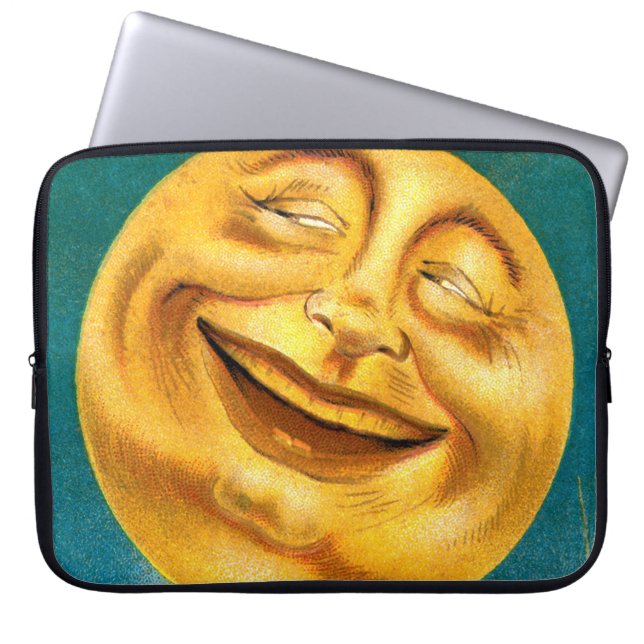 Halloween Moon Laptop Sleeve (Front)