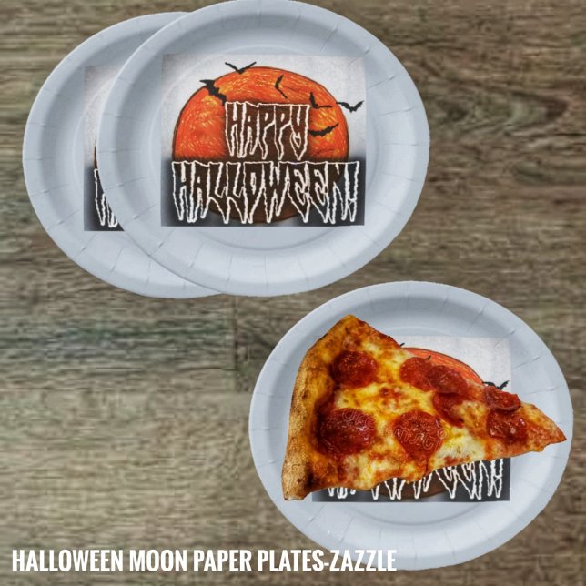 Halloween Moon-PG Paper Plate (Creator Uploaded)