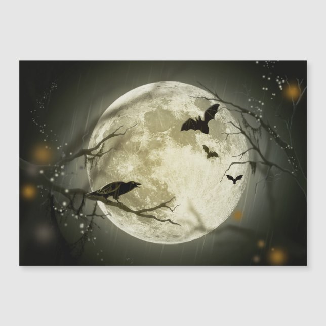Halloween Moon Spooky Crows (Front)