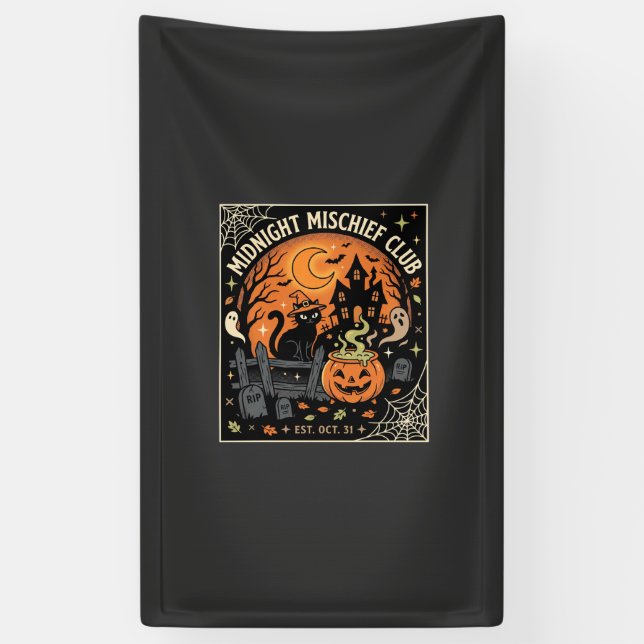 Halloween Moonlit Cat Haunt_2 Banner (Vertical)