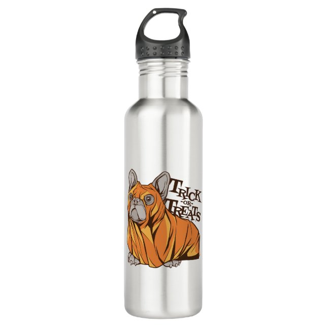 Halloween mops 710 ml water bottle (Front)