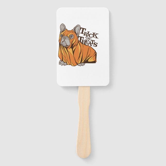 Halloween mops hand fan (Front)