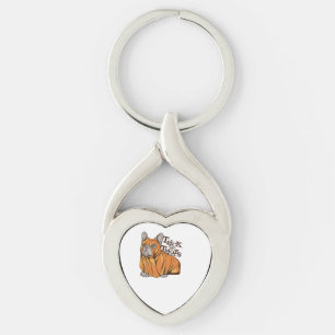 Halloween mops keychain
