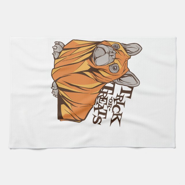 Halloween mops kitchen towel (Horizontal)