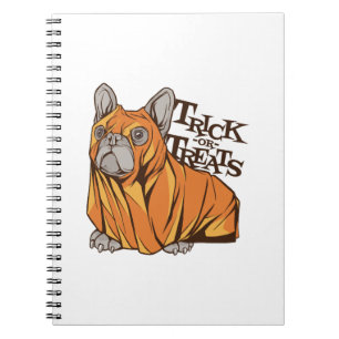 Halloween mops notebook