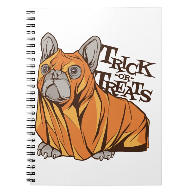 Halloween mops notebook (Front)