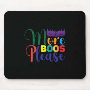 Halloween More Boos Please Birthday Mouse Pad