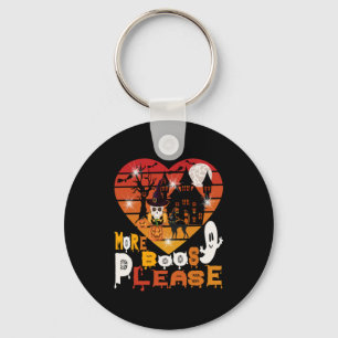 Halloween More Boos Please Keychain