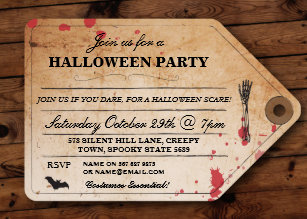 Toe Tag Invitations Announcements Zazzle Ca