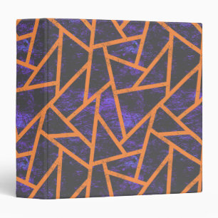 Halloween mosaic patttern binder