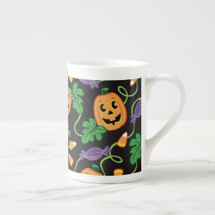 HALLOWEEN MOTIF BONE CHINA MUG