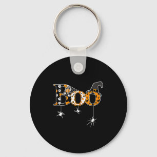 Halloween Motif - Boo  Keychain