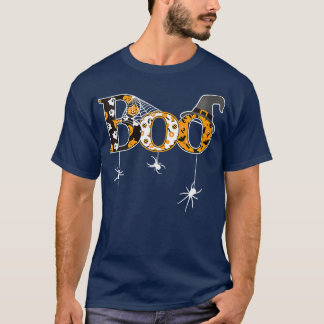 Halloween Motif Boo T-Shirt