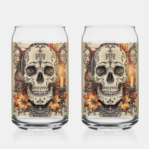 Halloween, Motif Crâne, Calavera à la Lumière des 