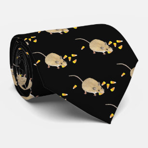 Halloween Mouse with Candy Corns Tie