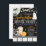 Halloween Movie Night Invitation<br><div class="desc">Halloween Movie Night Invitation Editable Template. Use this halloween party invite for schools, churches, birthday parties and more!</div>