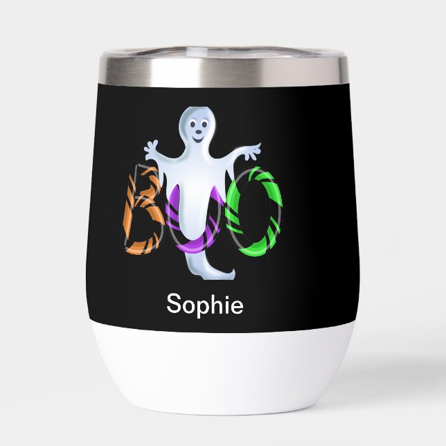 Halloween Mug 3D bonbon BOO fantôme (Arrière)