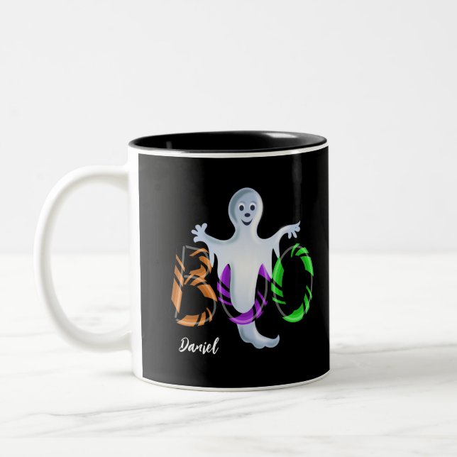 Halloween Mug 3D candy BOO ghost (Left)