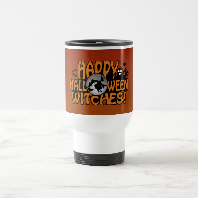 Halloween mug - choose style & colour (Center)