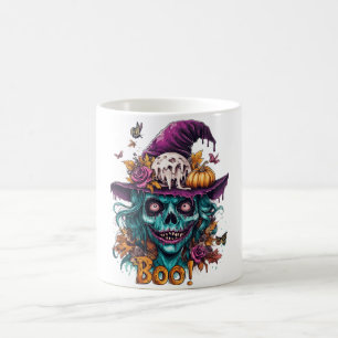 Halloween Mug de crâne moucheté