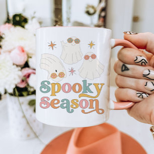 Halloween Mug Retro Cute Ghost Éffrayante saison M