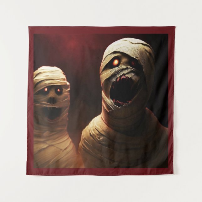 Halloween - Mummies 3 Tapestry (Front)