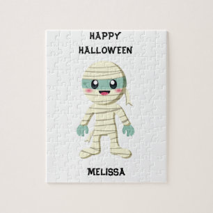 HALLOWEEN "MUMMY" KIDS PUZZLE PERSONALIZED.