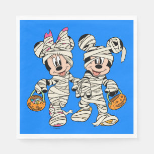 Halloween Mummy Mickey & Minnie Napkin