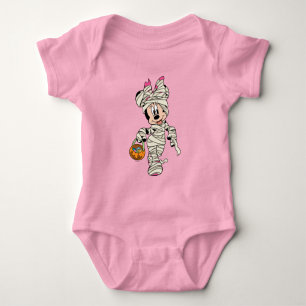 Halloween Mummy Minnie Mouse Baby Bodysuit