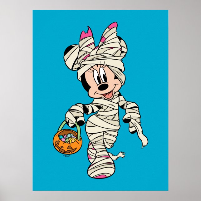Halloween Mummy Minnie Mouse Poster (Front)