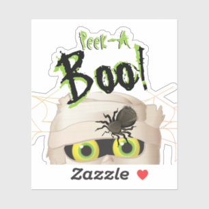 Halloween Mummy Monster Peek A Boo