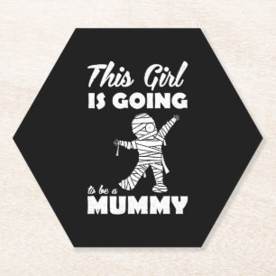 Halloween Mummy    Paper Coaster
