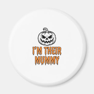 Halloween Mummy Pumpkin Vintage Engraving Shirt De Magnet