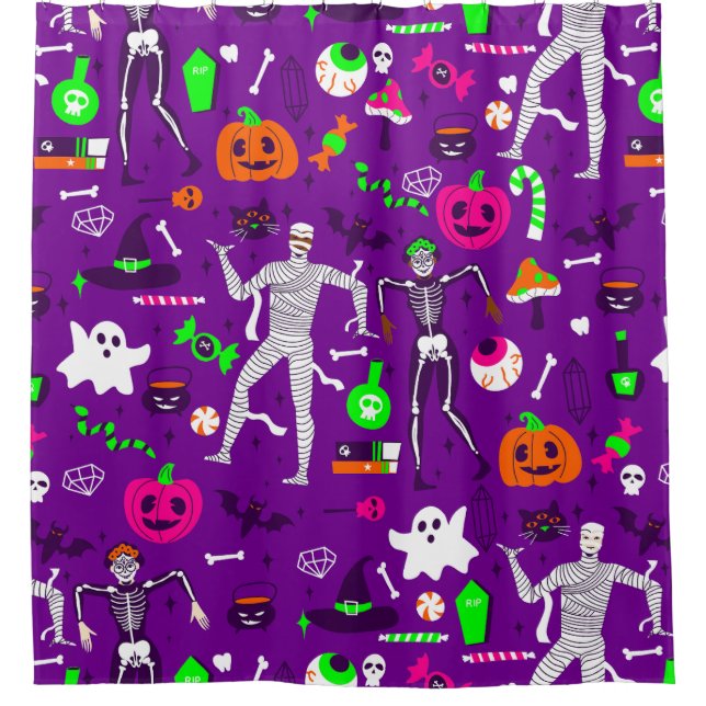 halloween mummy skeleton pumpkin ghost monster  (Front)