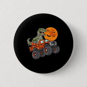 Halloween Mummy T Rex Monster Truck Boys Kids Teen 2 Inch Round Button