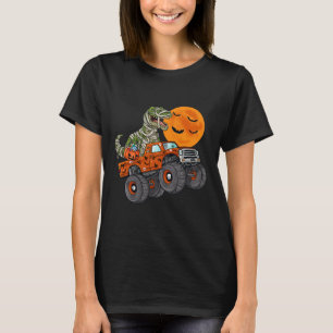 Halloween Mummy T Rex Monster Truck Boys Kids Teen T-Shirt