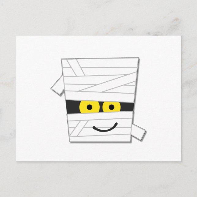 Halloween Mummy Tshirts and Gifts Postcard (Front)