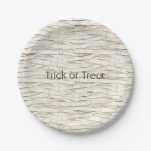 Halloween Mummy Wrap Paper Plate
