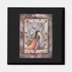 Halloween Mystic Witch by Molly Harrison Magnet