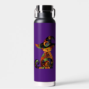 Halloween/mystical/cat/fall  water bottle