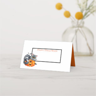 Halloween Name Place Cards