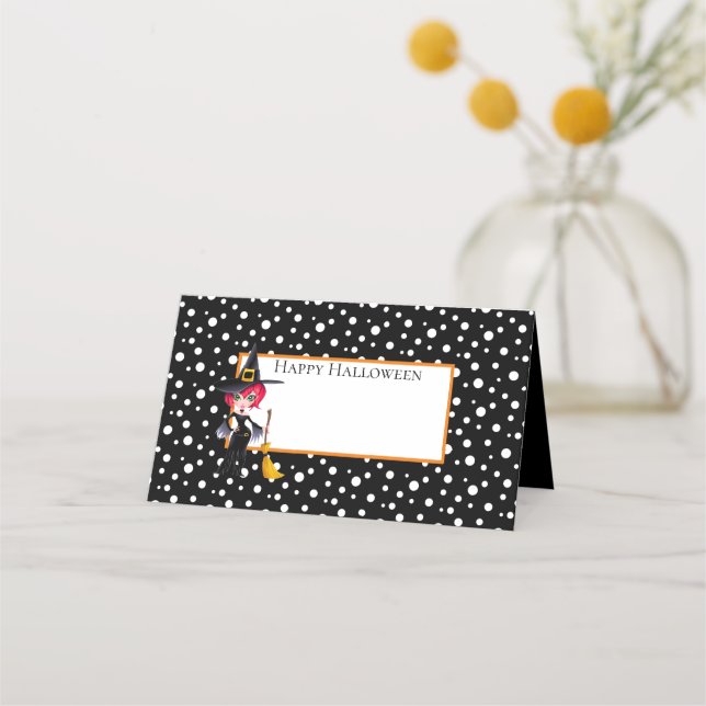 Halloween Name Place Cards (Front)