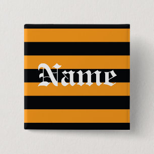 Halloween Name Tag 2 Inch Square Button