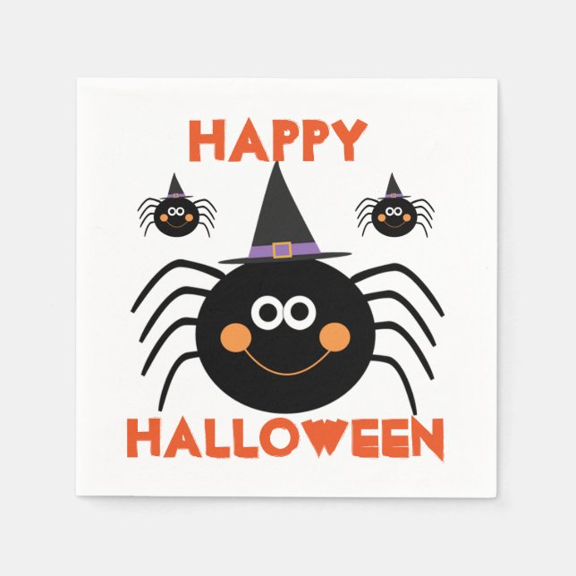 Halloween Napkin/Spider's Napkin (Front)