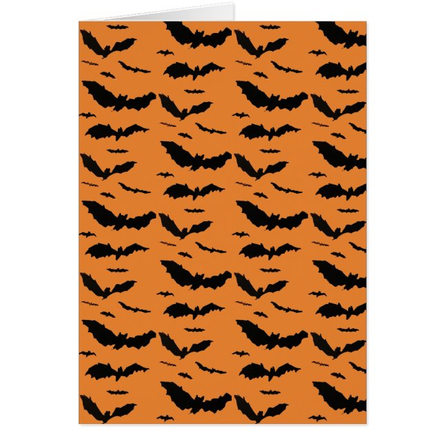 HALLOWEEN NE VA PAS BATTY carte de plaisanterie (Devant)