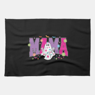 Halloween Neon Mama Mini Kitchen Towel